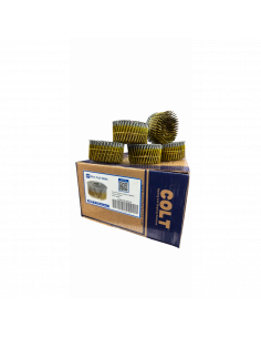 Colt 1-1/4" x .090" Ring Shank Stainless Steel Coil Nails, 3,600 ct 2