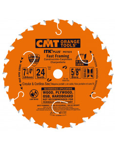CMT ITK' Plus Fast General Purpose Framing Saw Blade 7-1/4 x 24 Teeth
