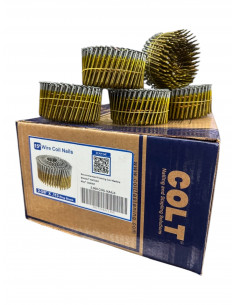 Colt 3" x .120" Smooth Shank Coil Nails, 4,500 ct 2