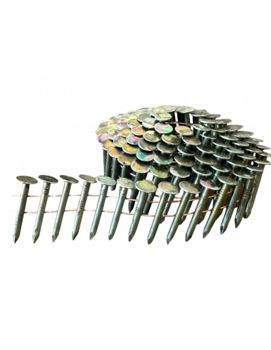 Colt 1-1/4" x .120" Smooth Shank Electro-Galvanized Roofing Coil Nails, 7,200 ct