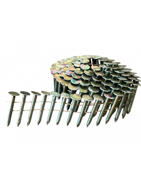 Colt 1-1/4" x .120" Smooth Shank Electro-Galvanized Roofing Coil Nails, 7,200 ct