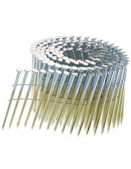 Colt 2-3/8" x .113" Ring Shank Galvanized Coil Nails, 6,000 ct